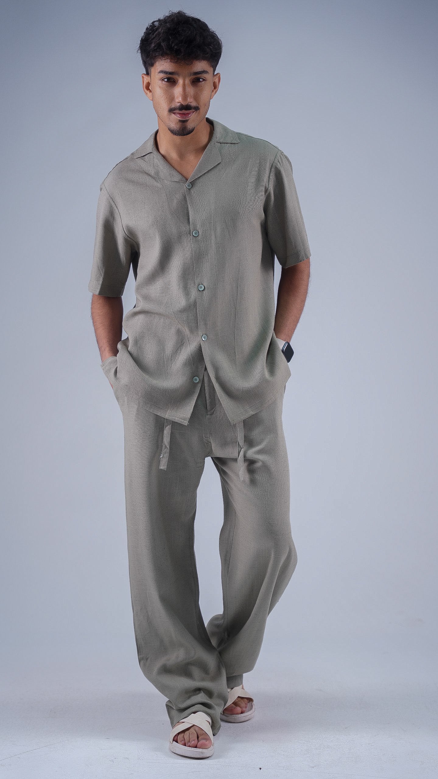 Camp collar Lenin set