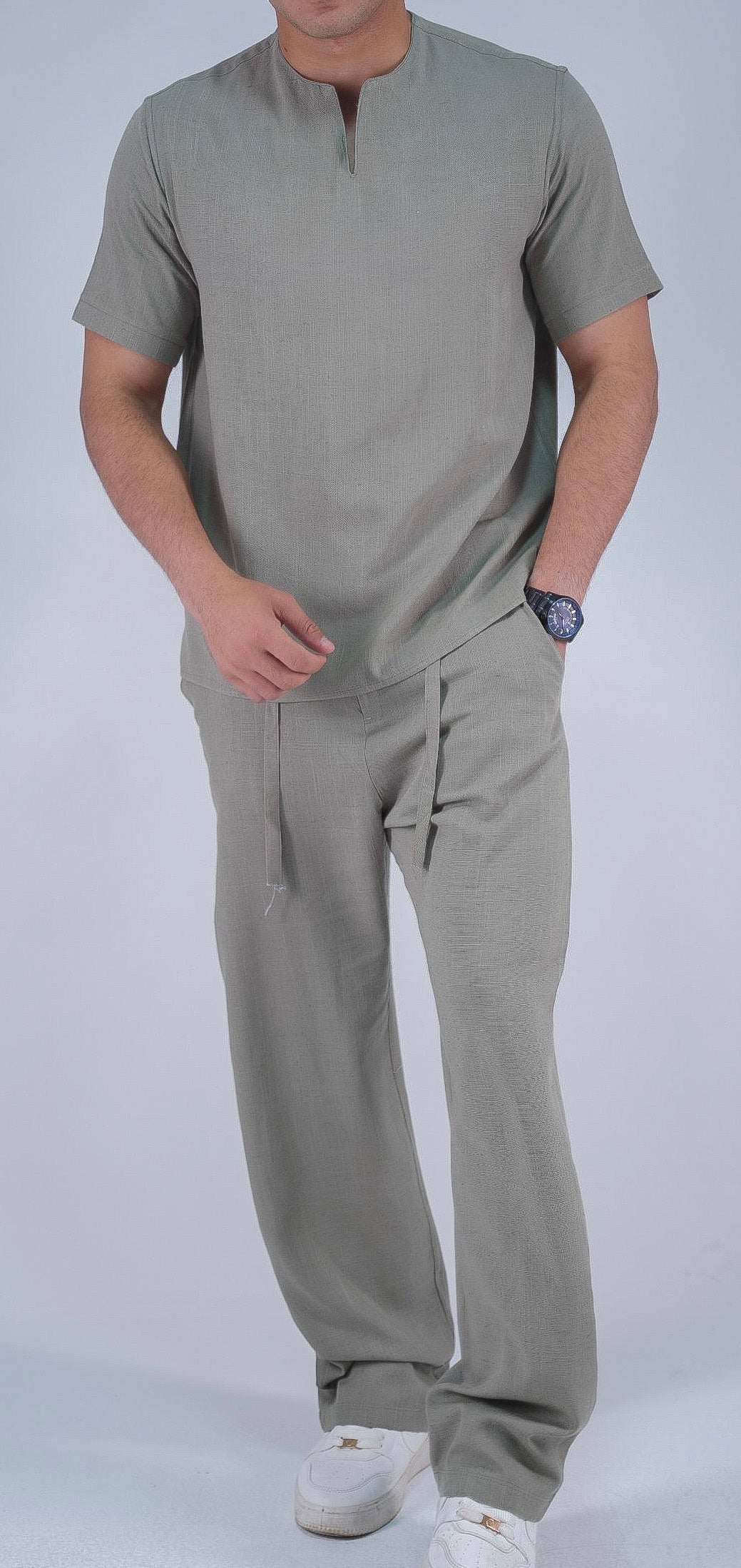 Split neck Lenin set